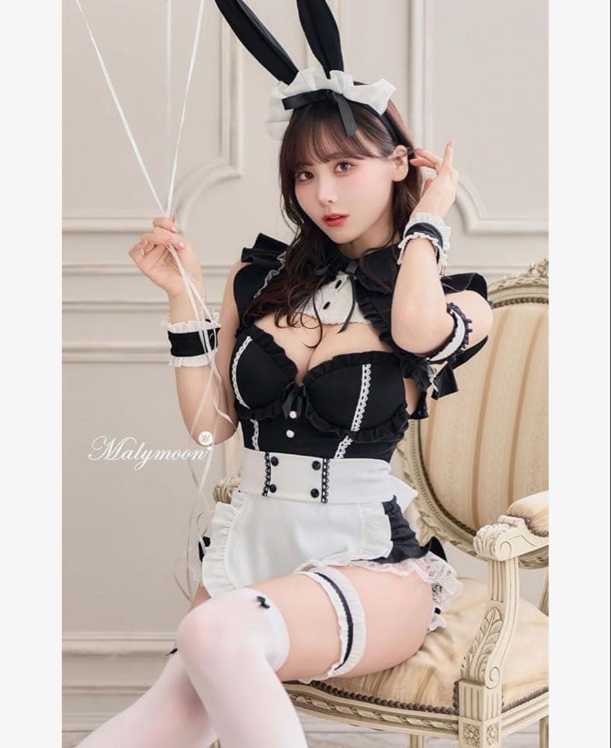 バニー ロココノワールレザー メイド Malymoon/マリームーン コスプレ