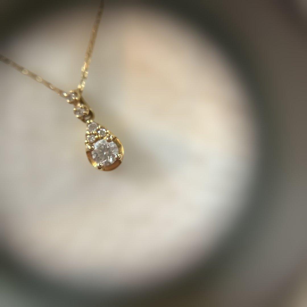 バンドーム青山　k18ダイヤモンドネックレス