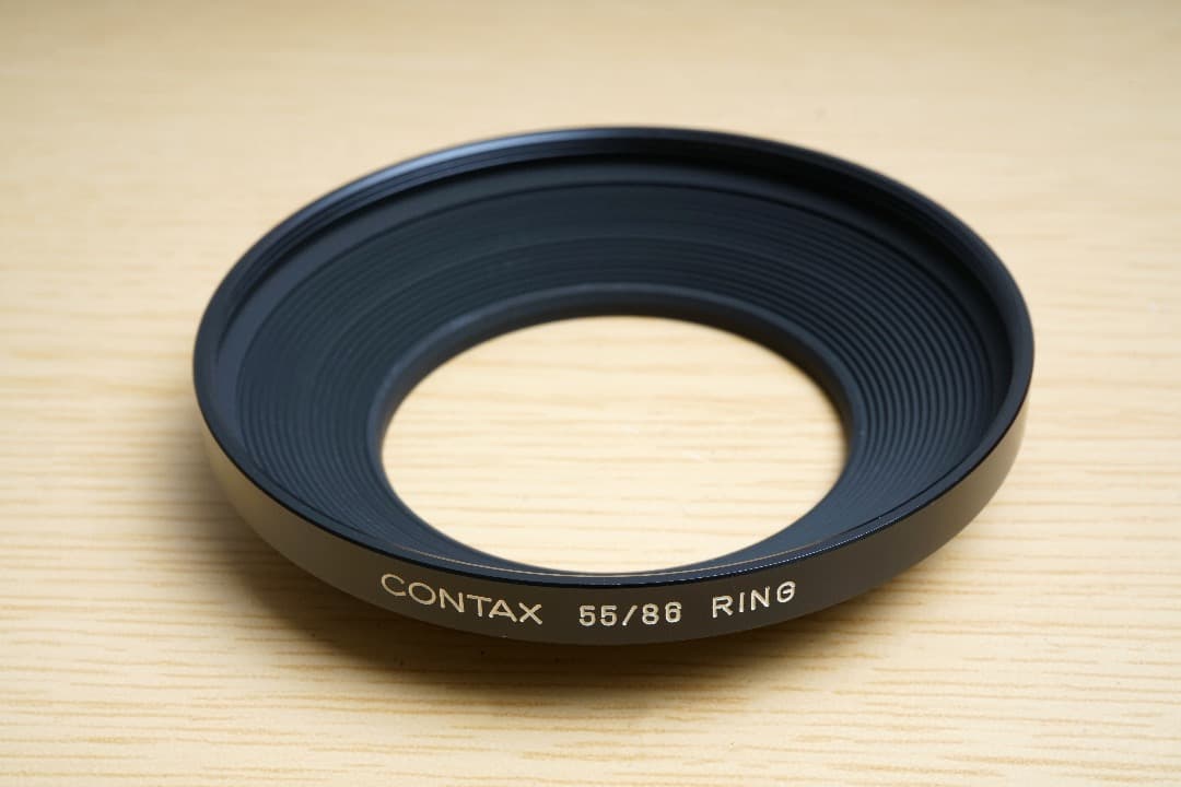 コンタックス　メタルレンズフード用アダプターリング　55mm／86mm　B