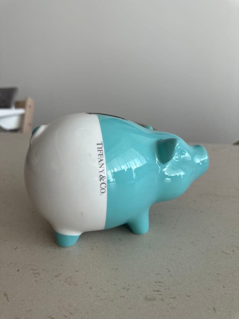 Tiffany & Co. 貯金箱 青と白