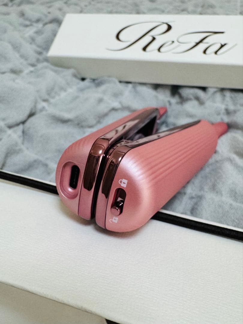 【超美品/ほぼ新品】リファフィンガーアイロン ST ピンク