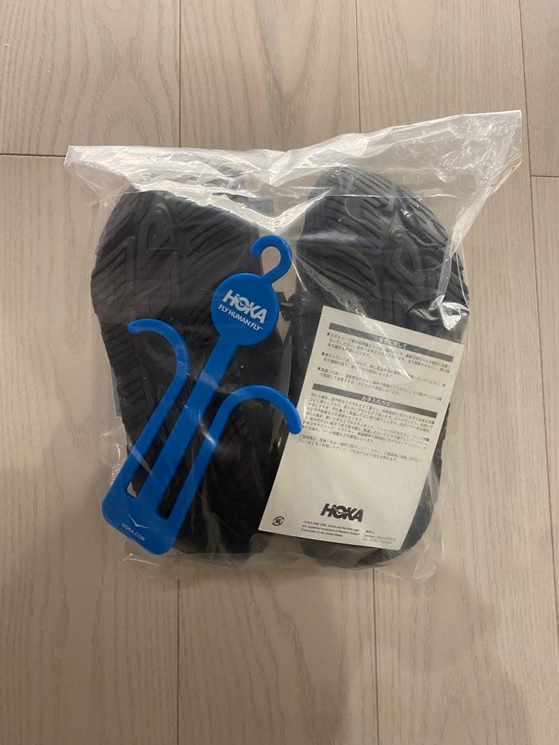 HOKA U ORA RECOVERY SLIDE 3 サイズ8 黒　26㎝