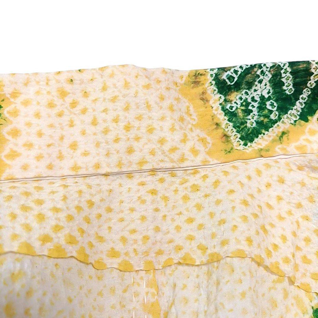 LULU67 有松鳴海絞り 黄色 浴衣 美品 人気色