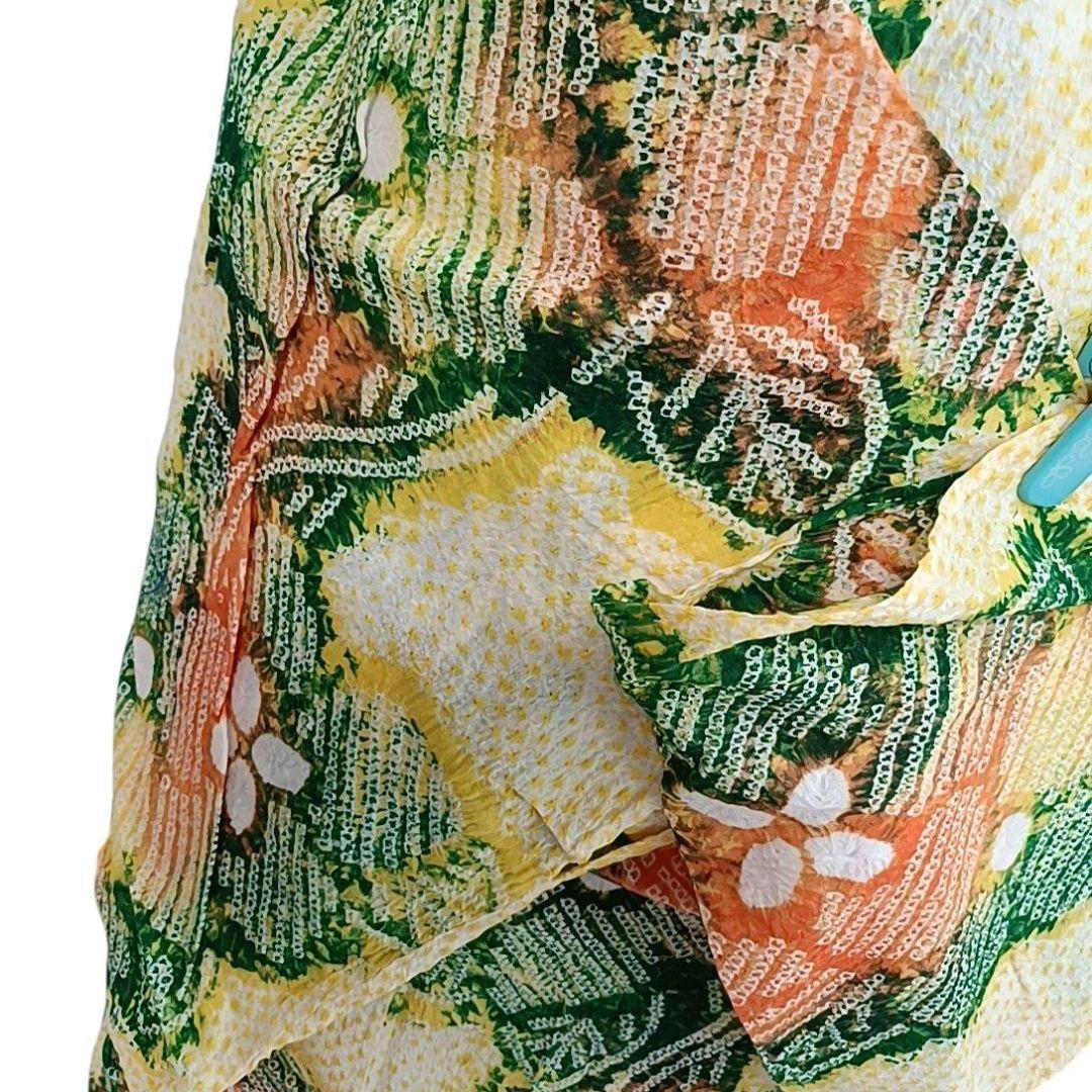 LULU67 有松鳴海絞り 黄色 浴衣 美品 人気色