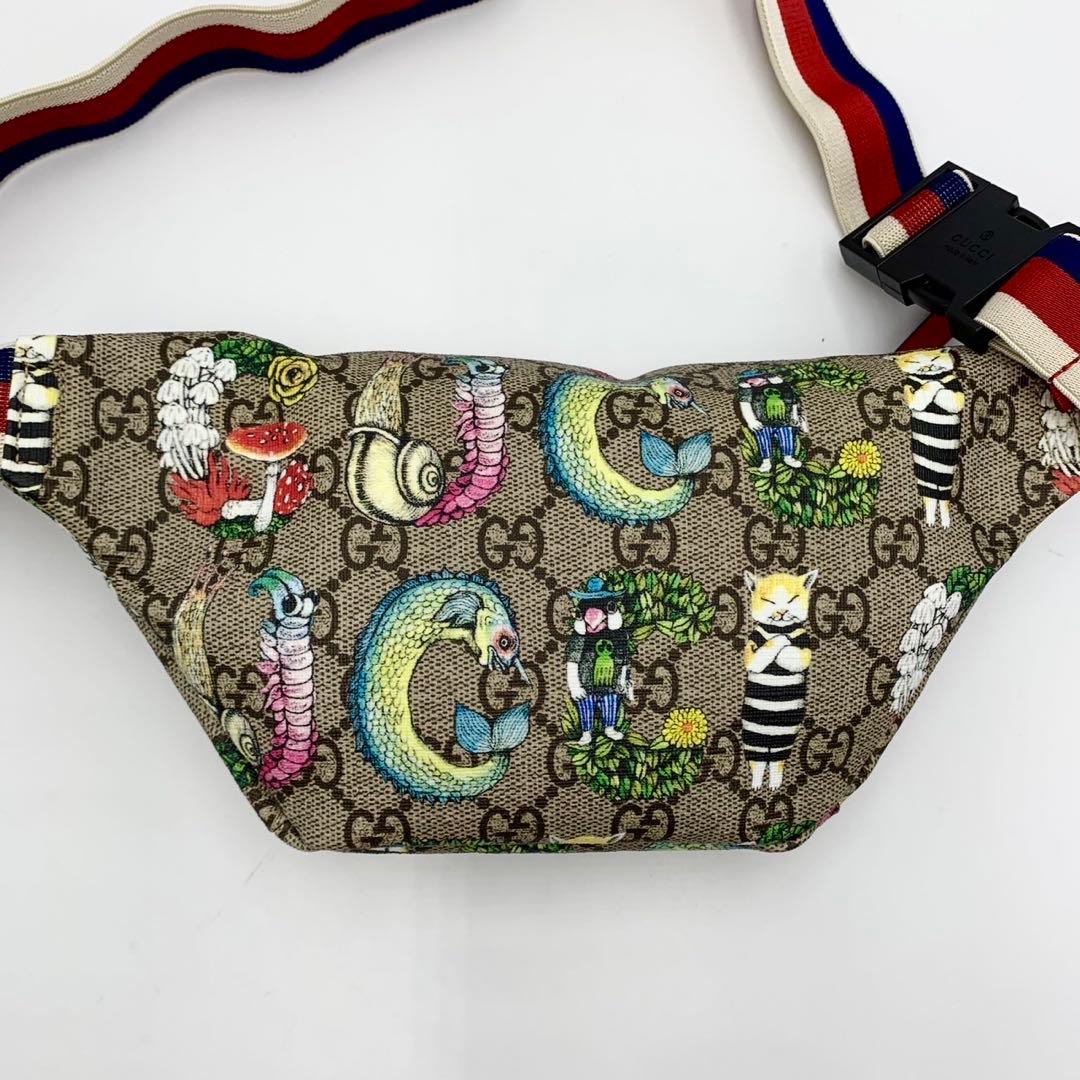 【付属品完備✨ほぼ未使用】グッチ ボディバッグ 斜め掛けバック ヒグチユウコ