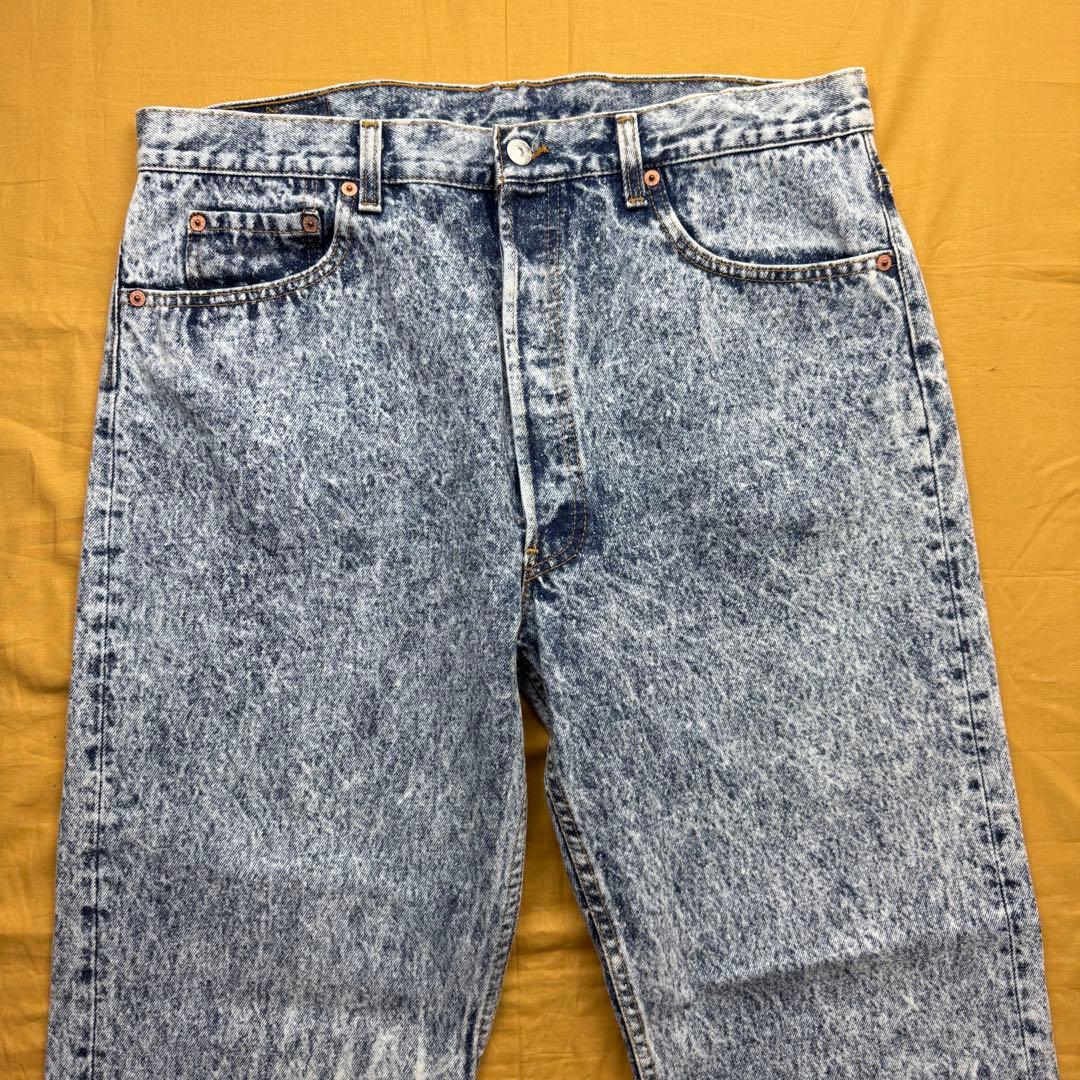 Levi's 501 USA製　ケミカルウォッシュ　90s W38 L32
