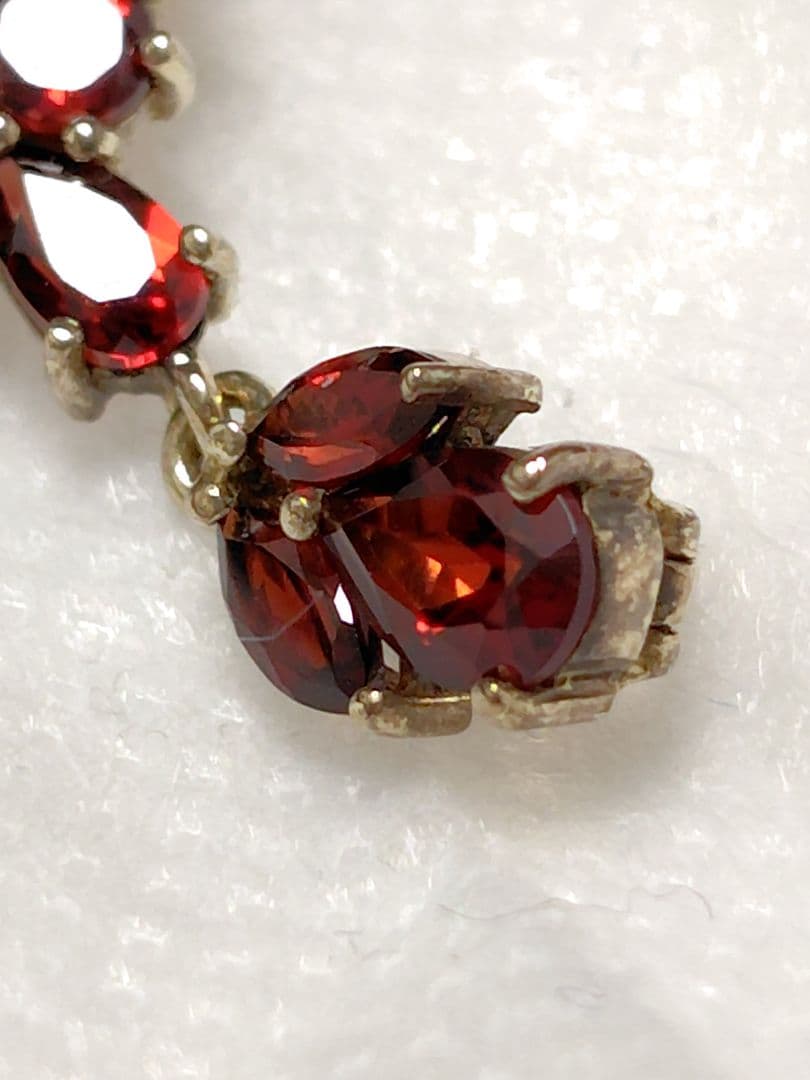 ロクザン　天然ガーネット　ブローチ　ペンダント　アクセサリー　ジュエリー