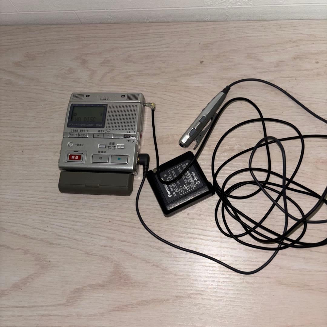 Panasonic SJ-MR50 ポータブルMDレコーダー