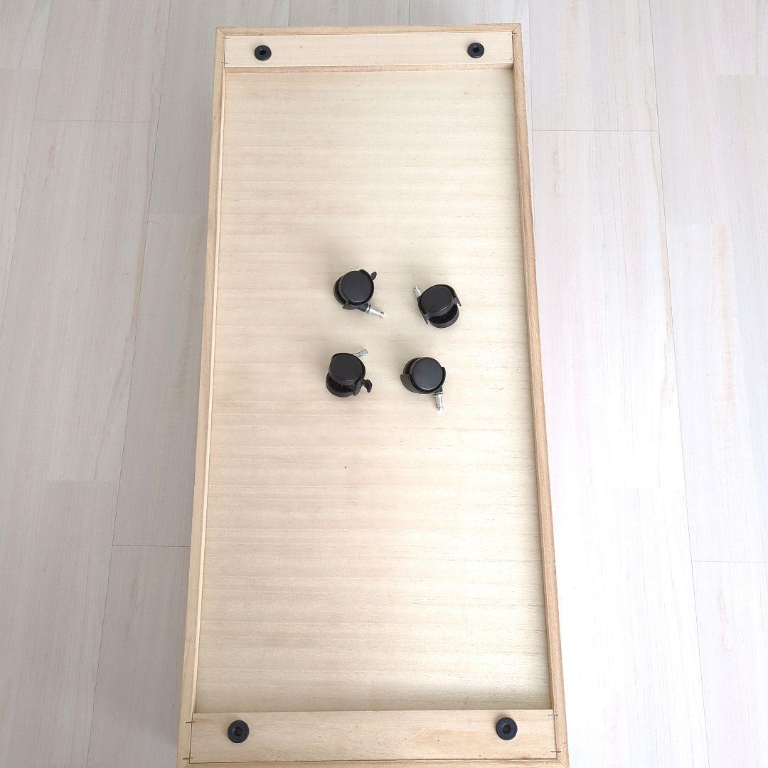 桐衣装箱 5段＋蓋 キャスター付き 着物収納