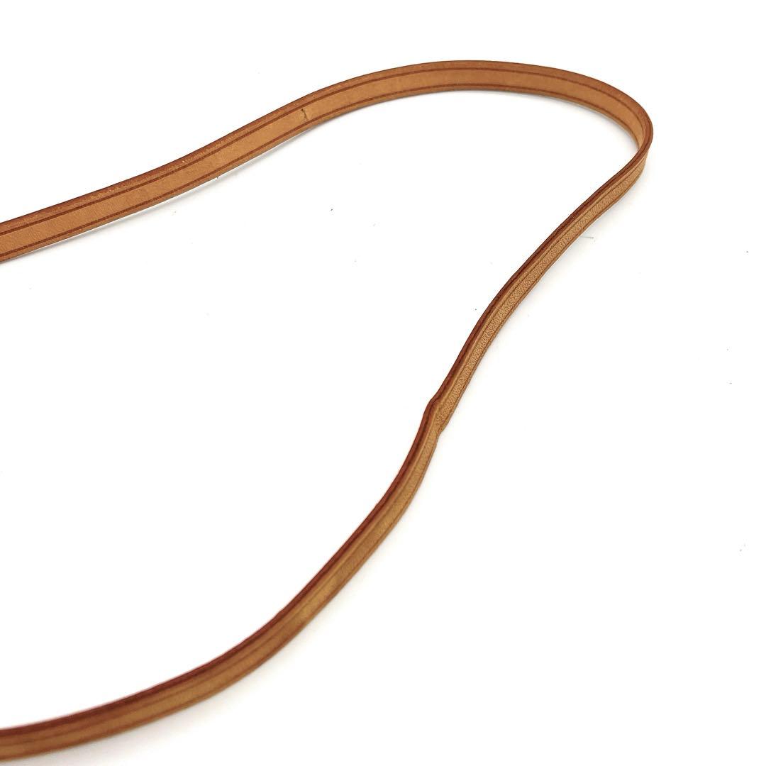 【LOUIS VUITTON】アクセサリーポーチ用　ストラップ　ヌメ革60cm.
