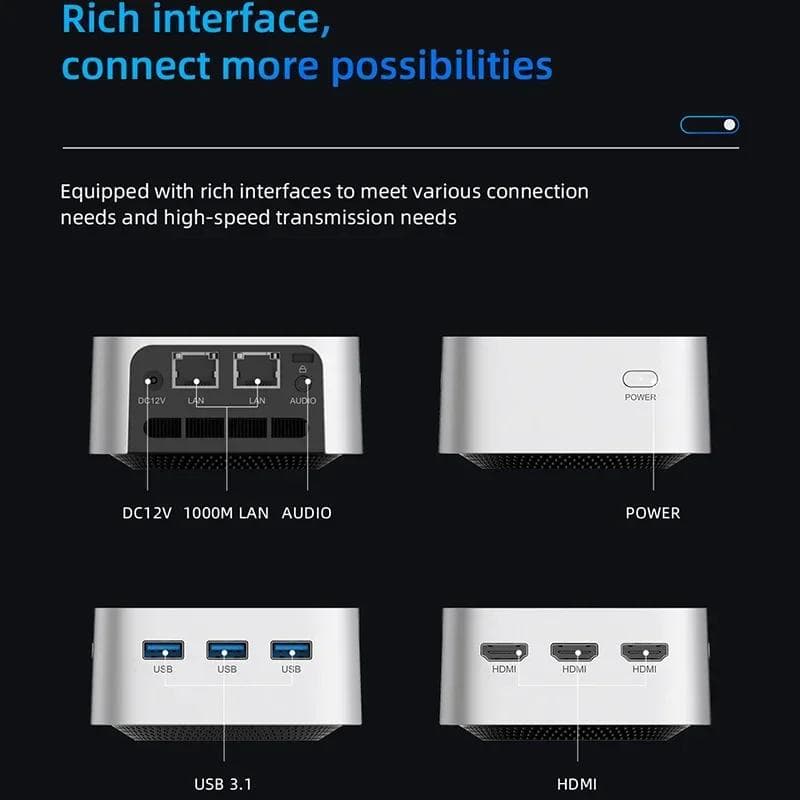 ミニPC Firebat T8 Pro+: Celeron16GB RAM, 256GB