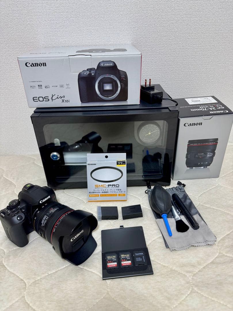 デジタルカメラ CanonEOSKissX10i & EF24-70mm f/4L IS USM