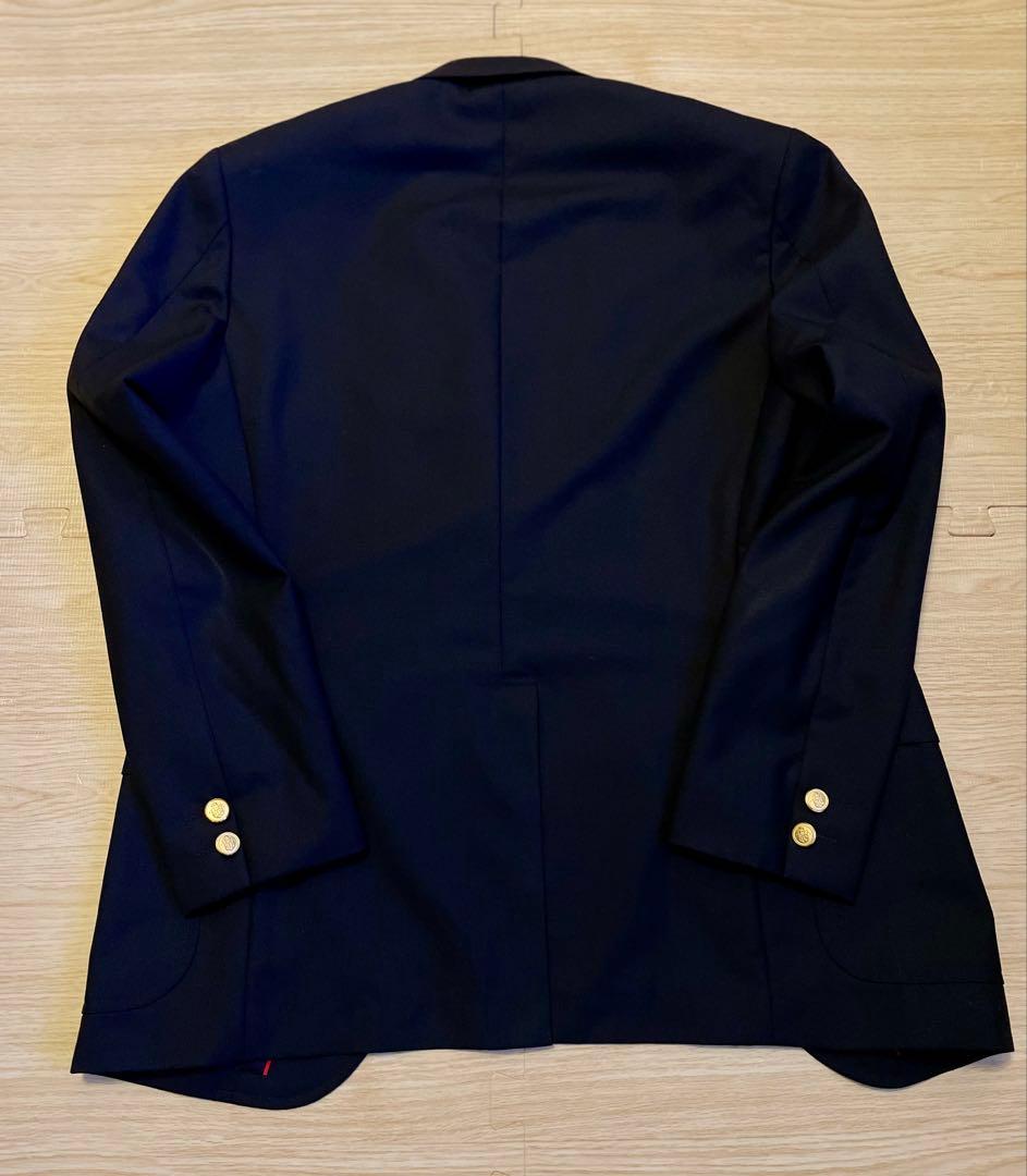 【極美品】J.PRESS 紺ブレ ペピンメリノウール 3B 金ボタン A5 M