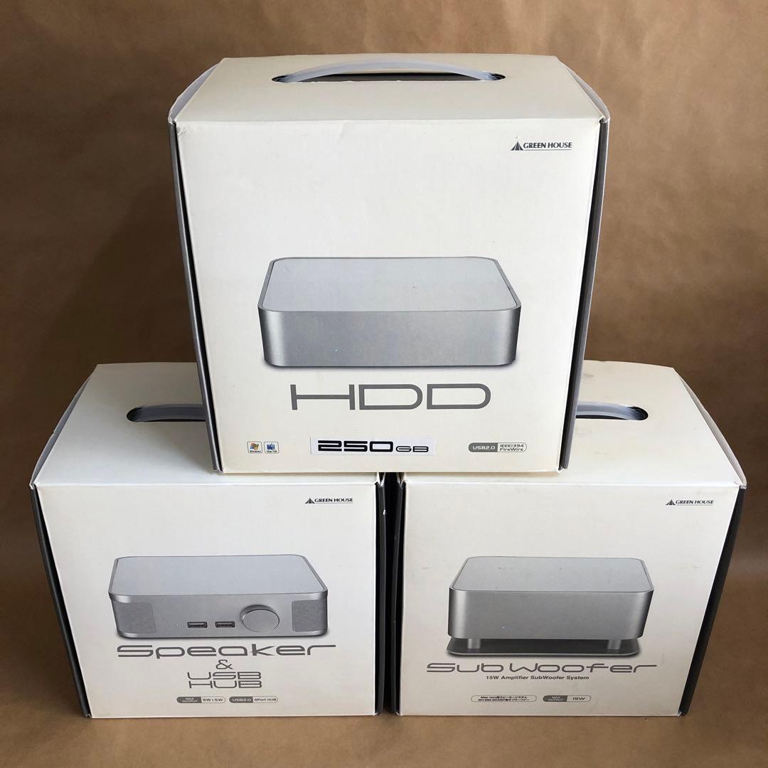 Macmini（初期型）とGreenHouse製システムコンポのセット