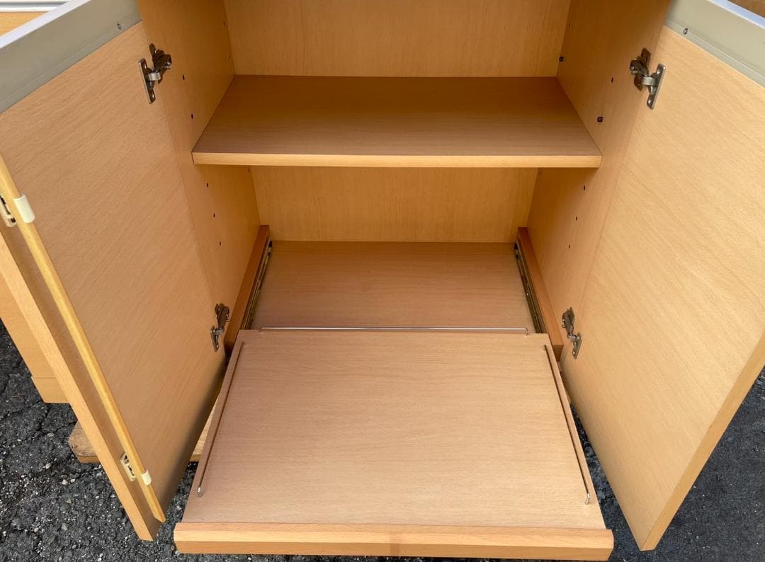 大阪京都限定 河口家具製作所 食器棚 キッチンボード