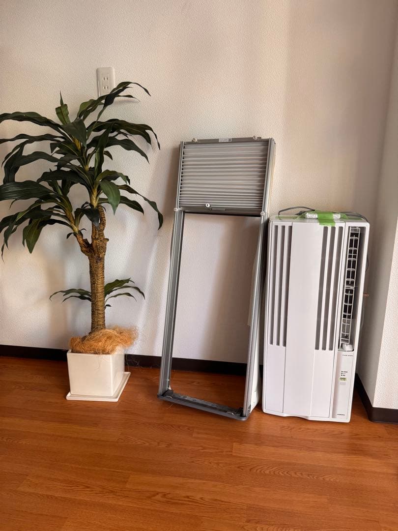 自分で取り付け出来ます！コロナ 窓用冷房専用 CW-F1624R 2024年製②