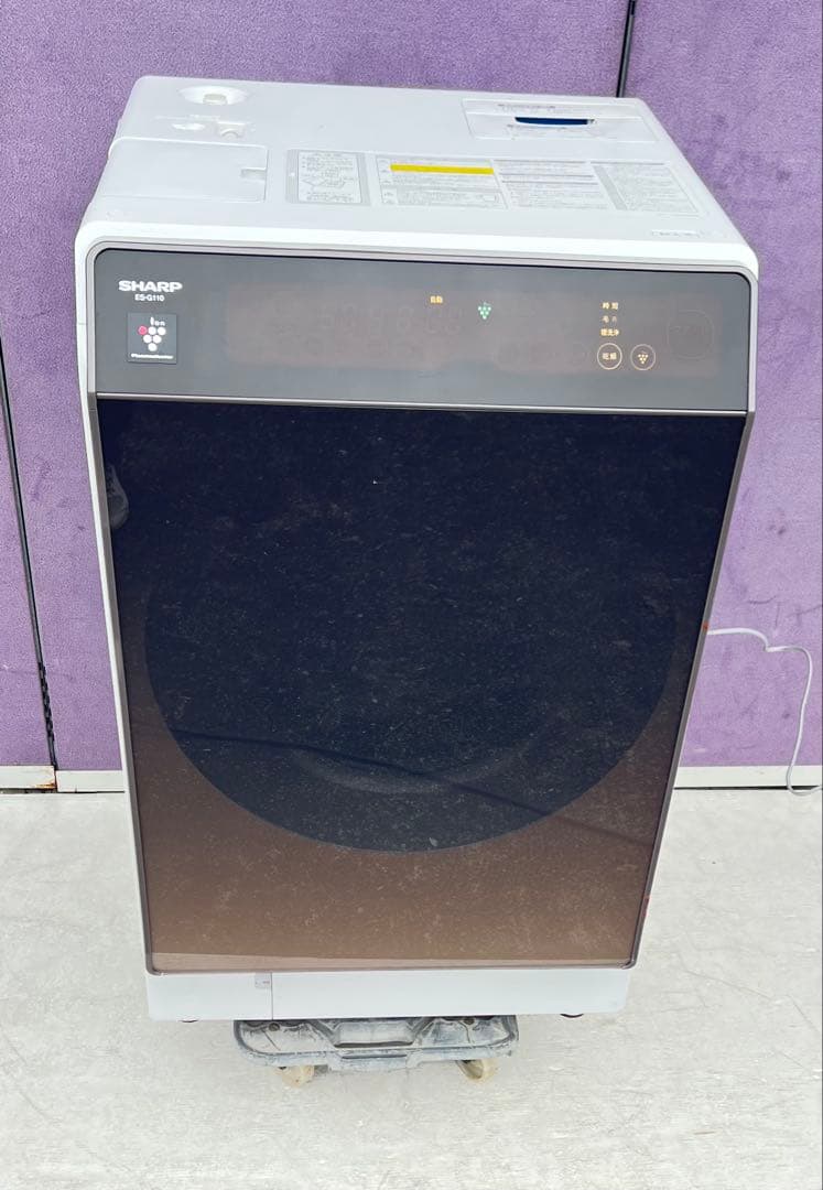 SHARP ドラム式洗濯機 本体ES-G110-TL 2018年