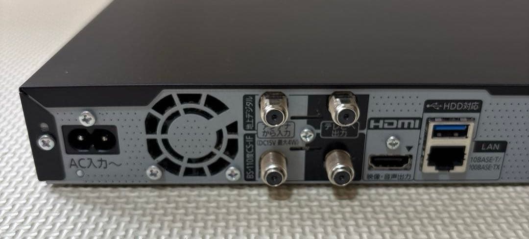 Panasonic ブルーレイレコーダー DMR-BRW1050 2019年製