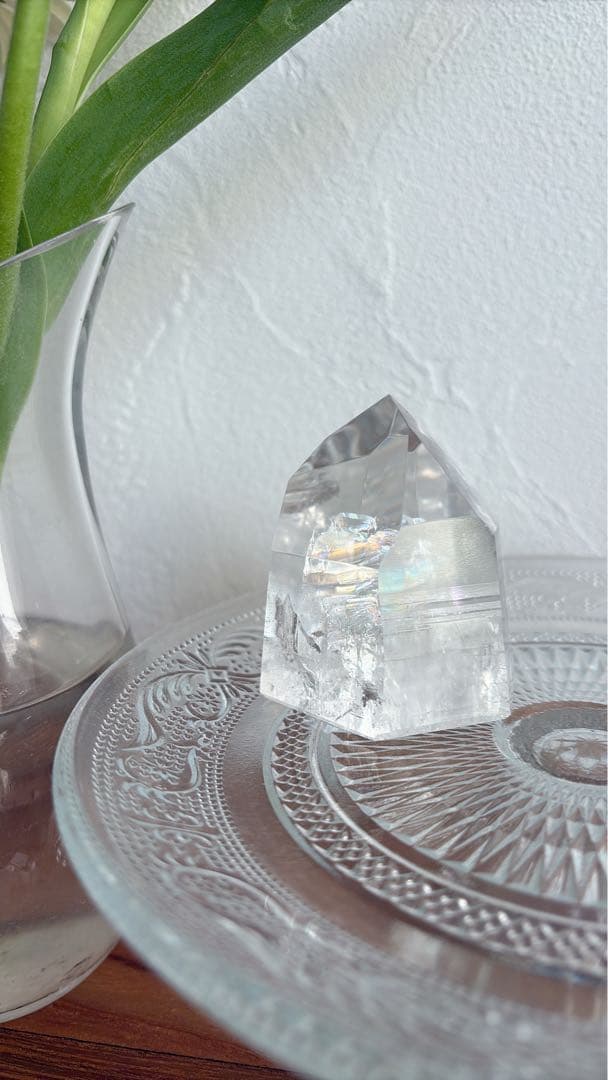 天然石　レムリアン　クオーツ　タワー　水晶　美品