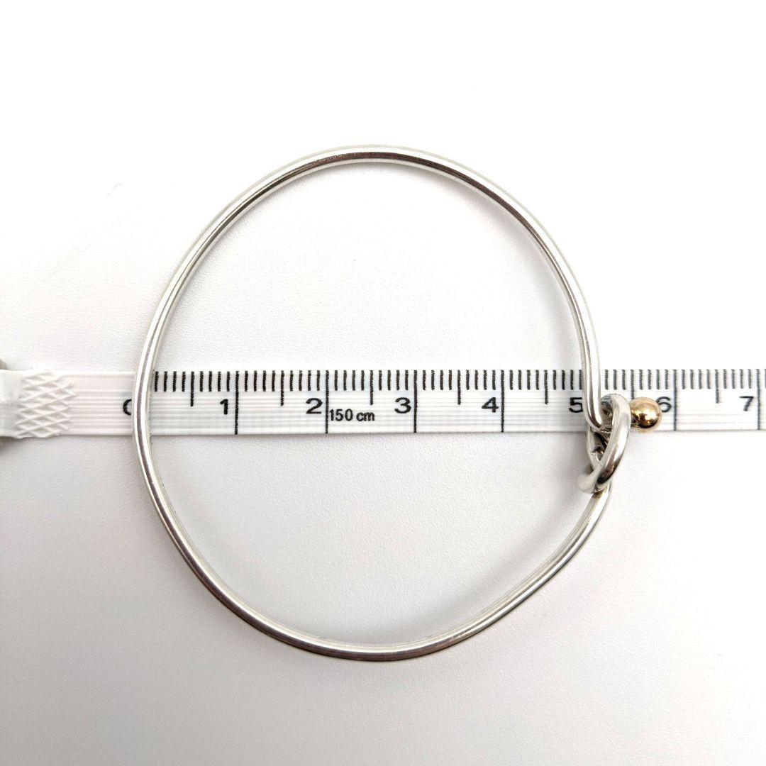 希少オールドティファニー フック＆アイ ブレスレット コンビ 925 k14