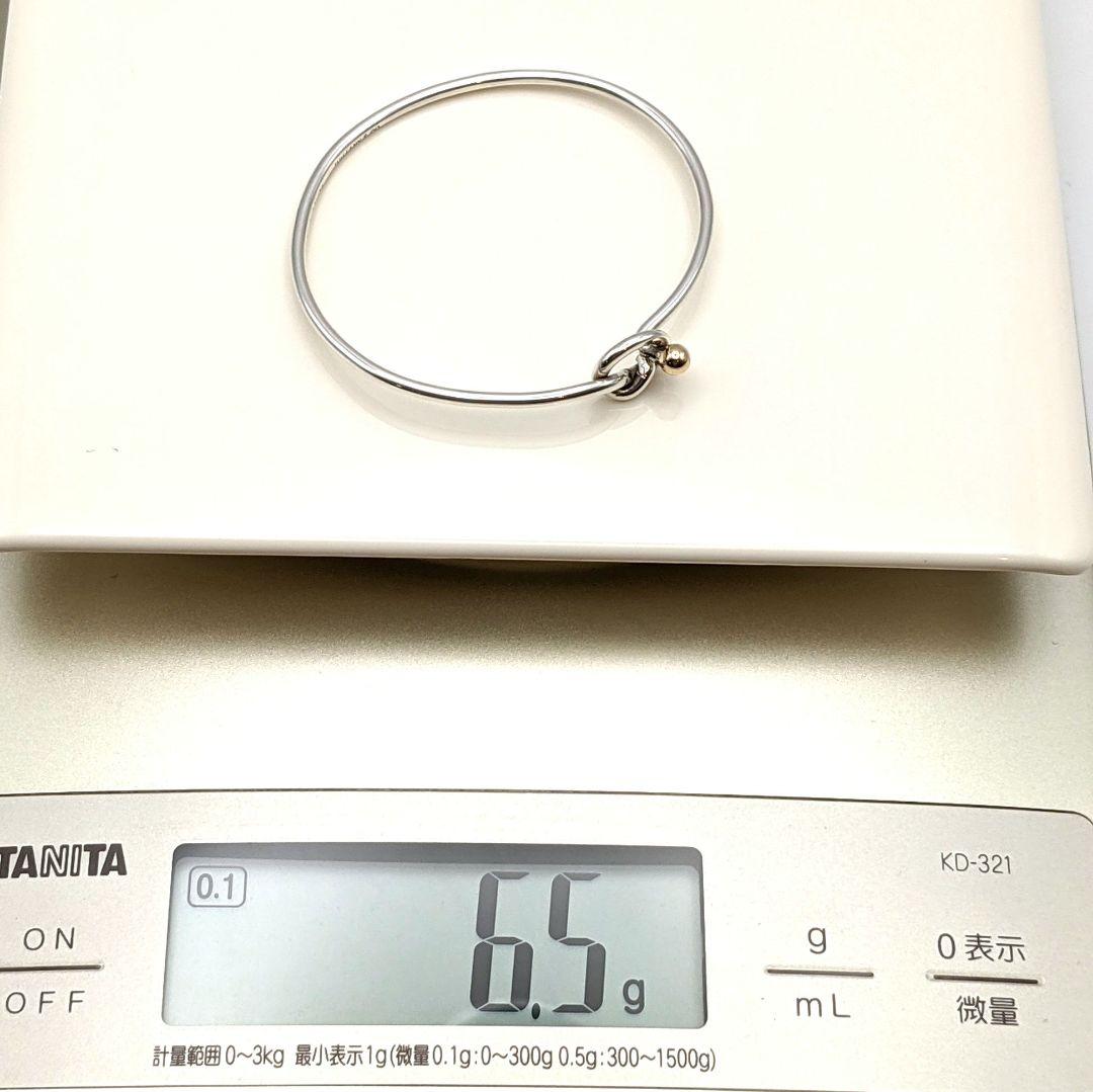 希少オールドティファニー フック＆アイ ブレスレット コンビ 925 k14
