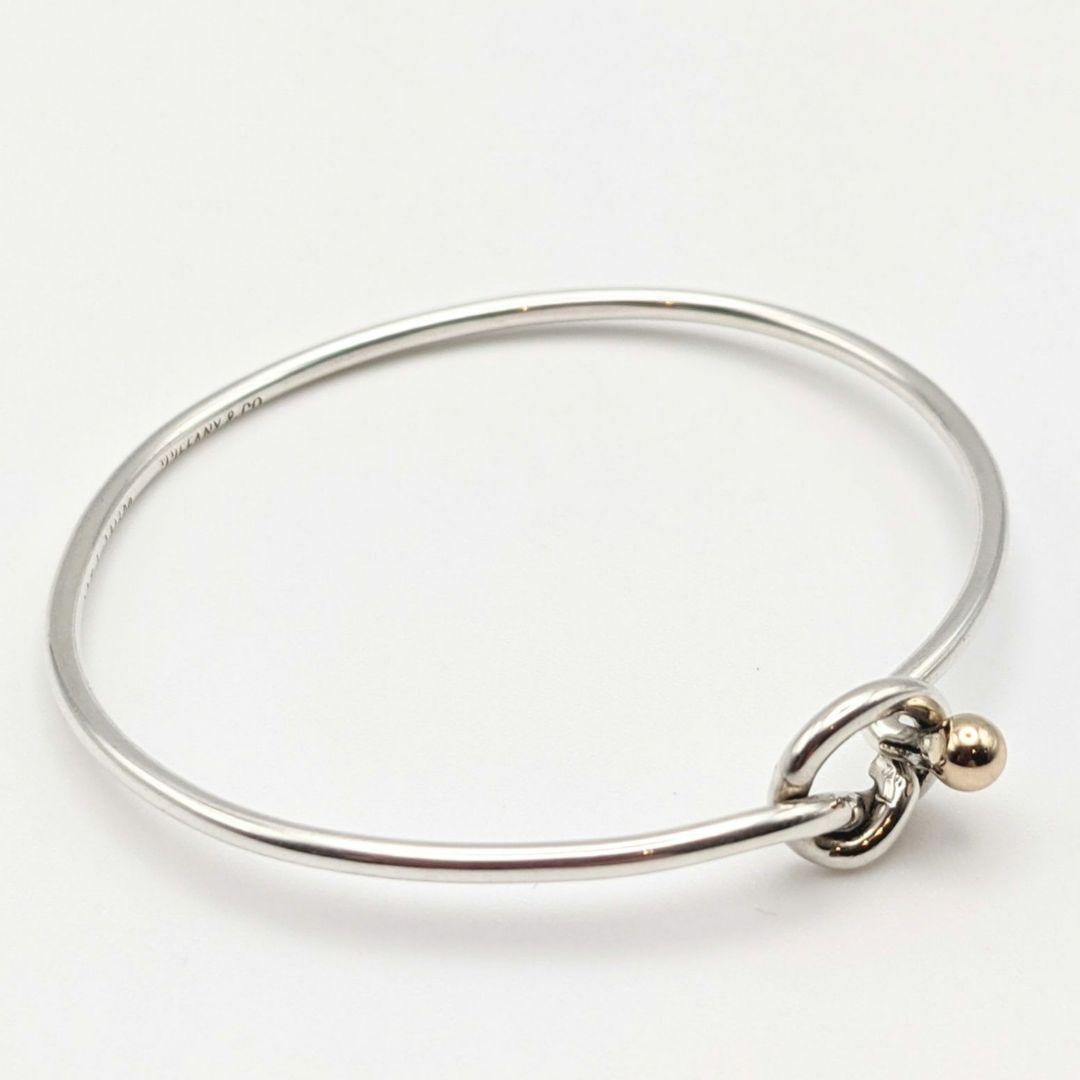 希少オールドティファニー フック＆アイ ブレスレット コンビ 925 k14