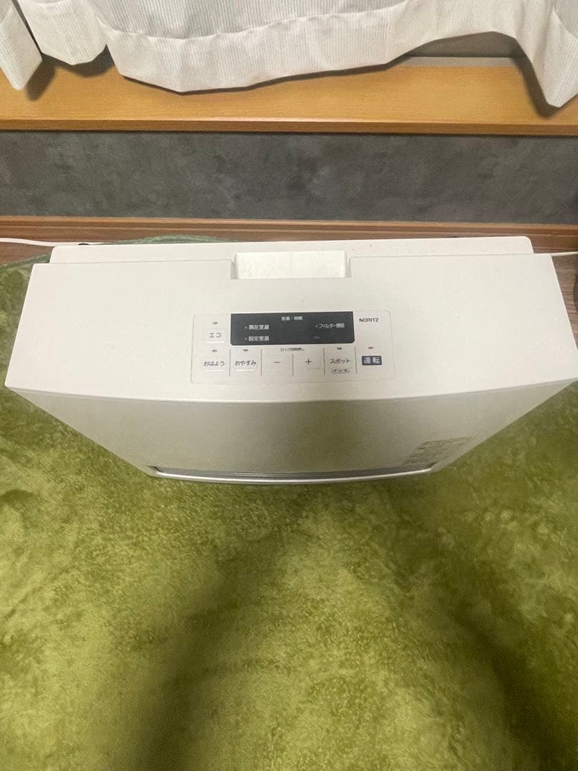 ガスファンヒーター ホワイト デジタル操作プロパン