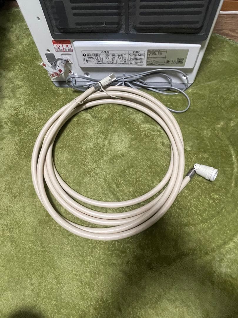 ガスファンヒーター ホワイト デジタル操作プロパン