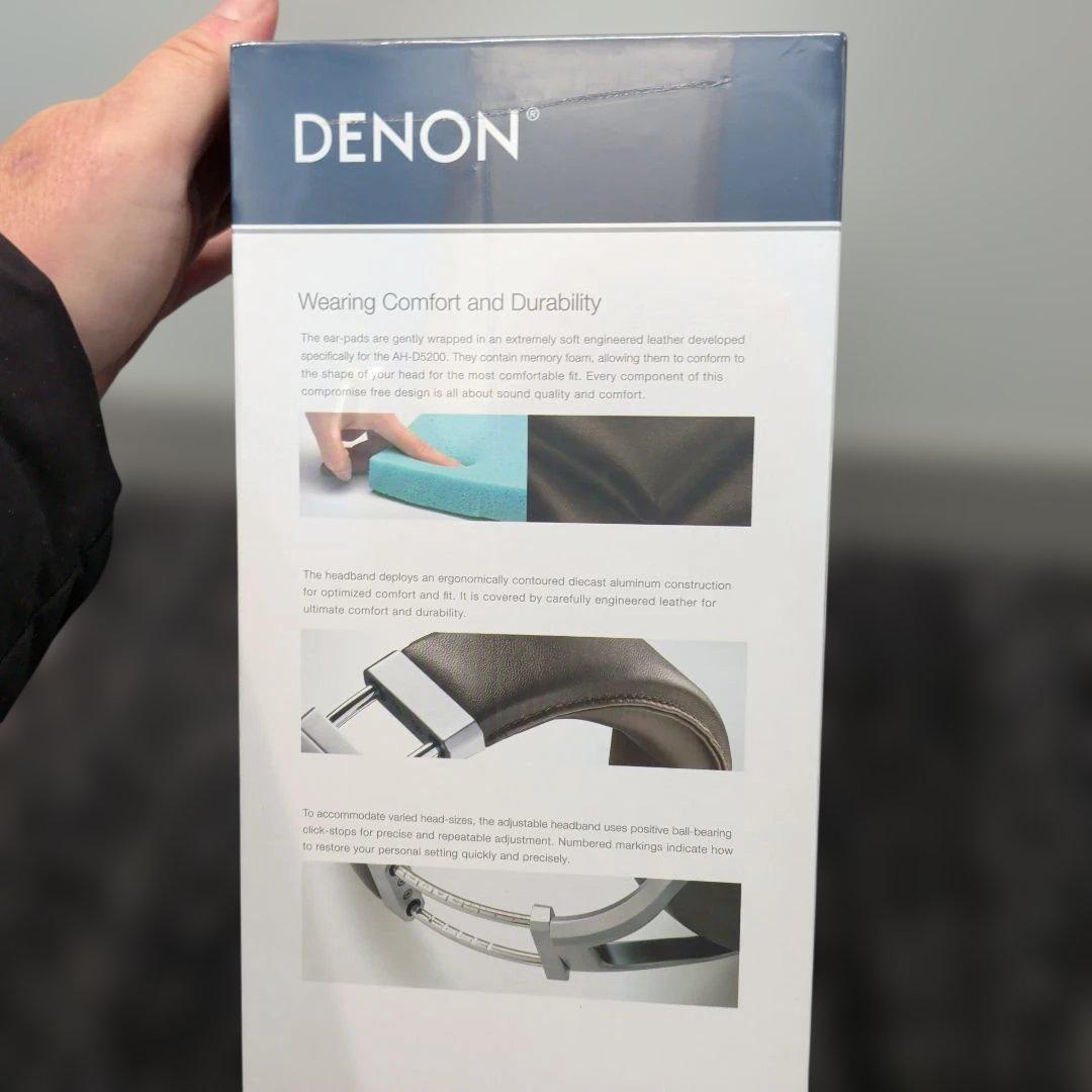 ★2/1迄限定値下げ★新品未開封DENON AH-D5200 有線ヘッドホン
