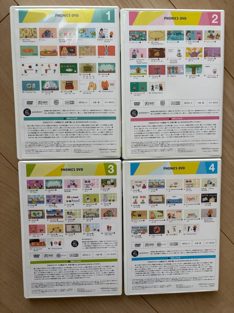 ワールドワイドキッズ　フォニックスDVD