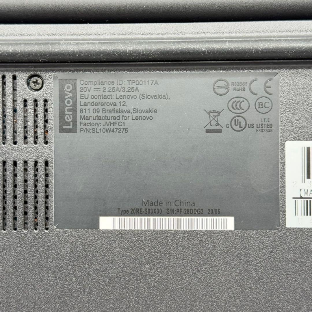 美品 Lenovoノートパソコン 10世代 32GB 新品NVMe 11pro