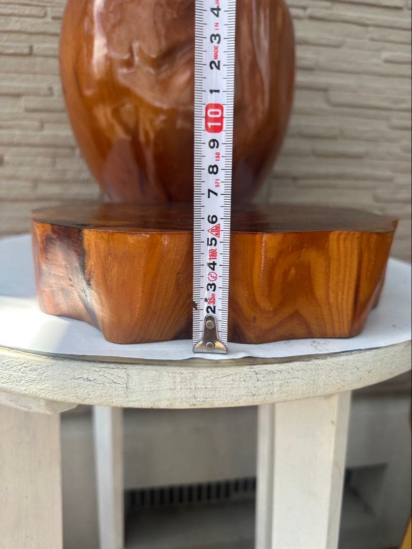 希少品　屋久杉の花瓶　壺 土台