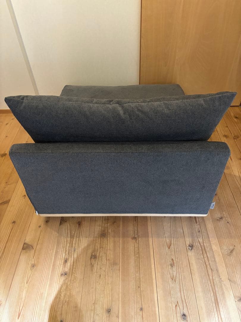 幸せになるソファ セミワイド ロータイプ 標準生地 FUMI 1人掛けソファ