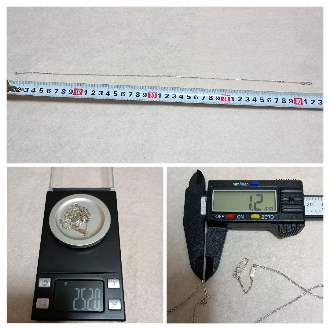 GUCCI カットあずきチェーン 42cm 1.2mm 細目 SILVER925