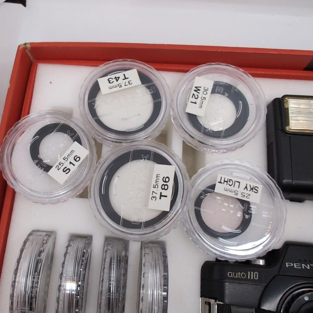 動作確認済PENTAX auto 110 フィルムカメラ 24mm F2.8付き