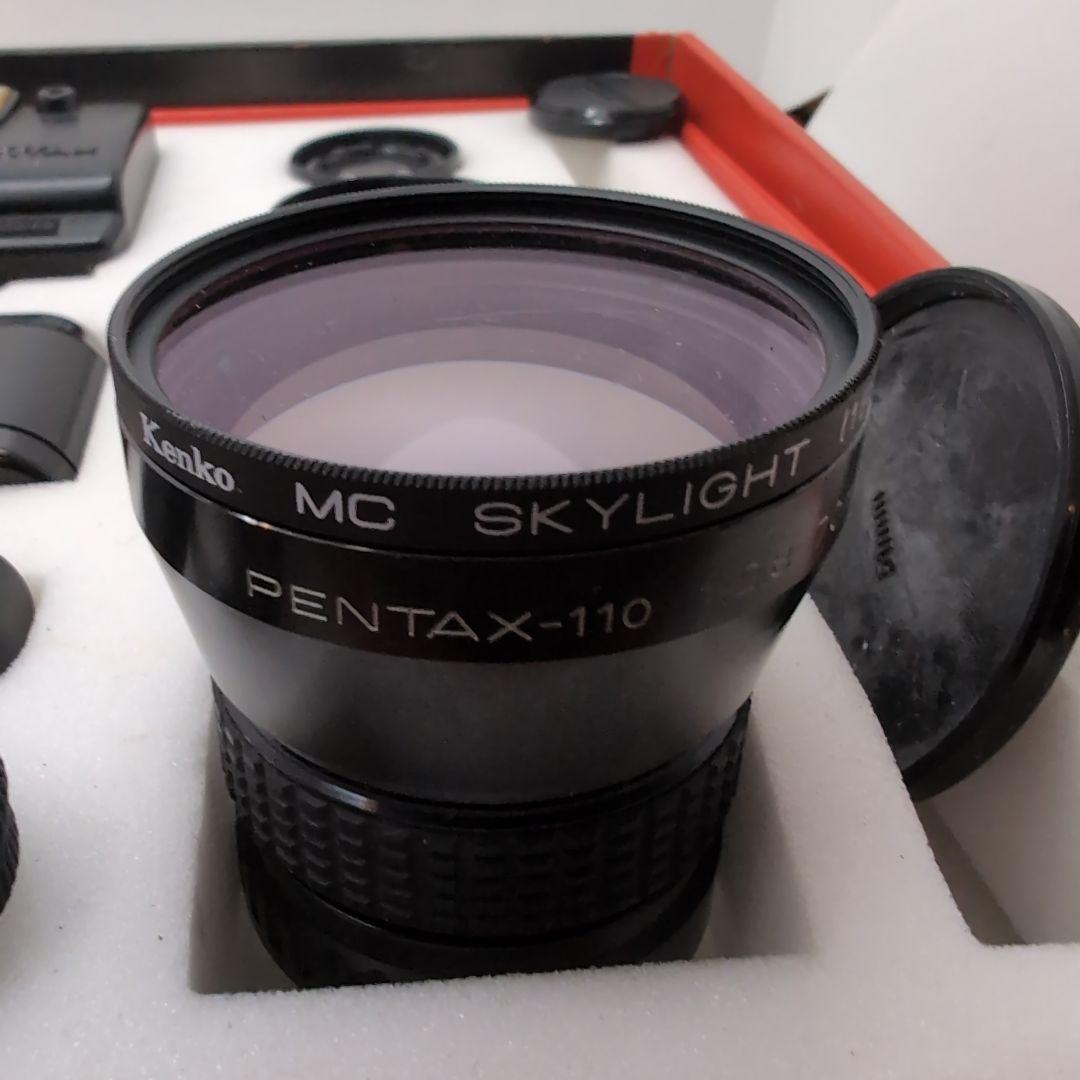 動作確認済PENTAX auto 110 フィルムカメラ 24mm F2.8付き