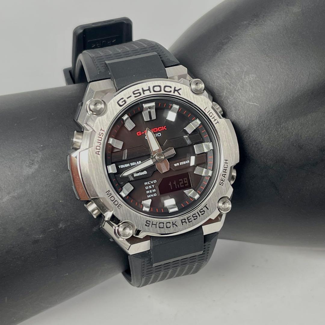 【極美品/稼働】カシオ G-SHOCK GST-B600 アナデジ 腕時計