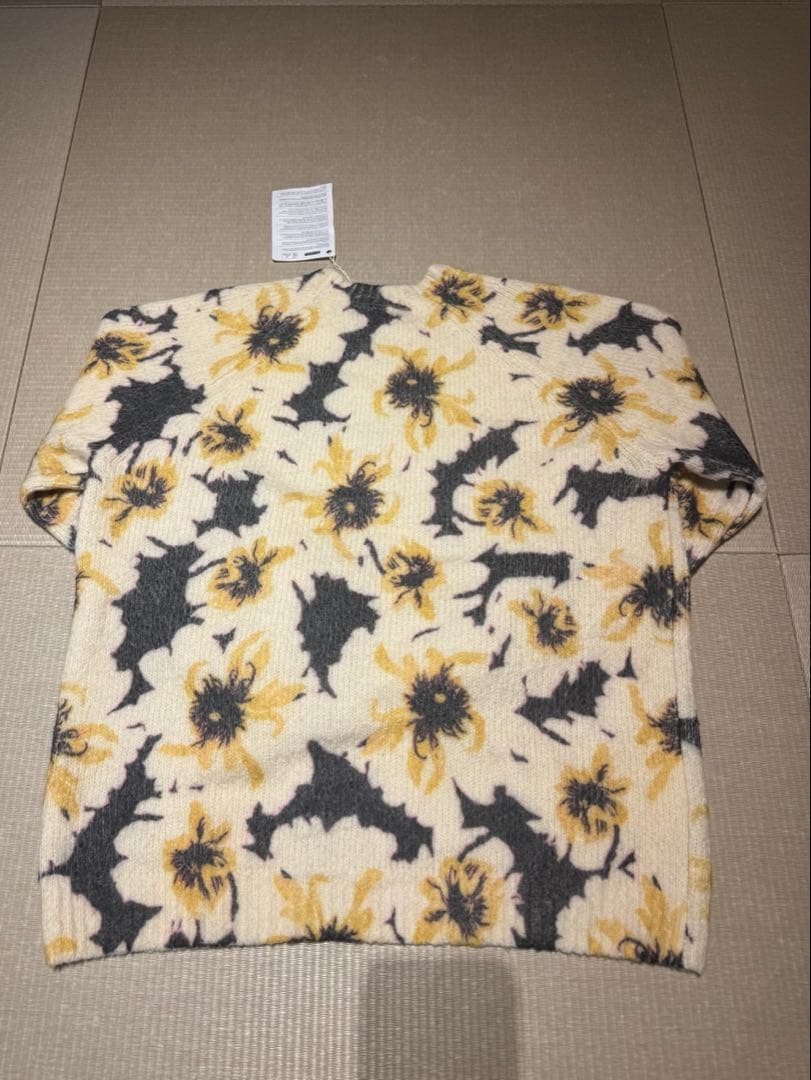 DRIESVANNOTEN フラワーパターン ニットセーター M