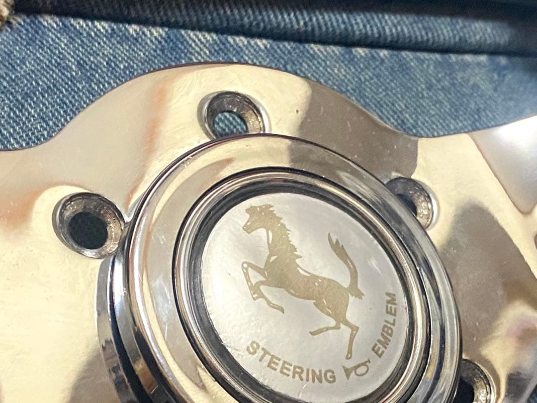 希少　ウッドステアリング 29Φ 小径　ホーンボタン付　即決大歓迎