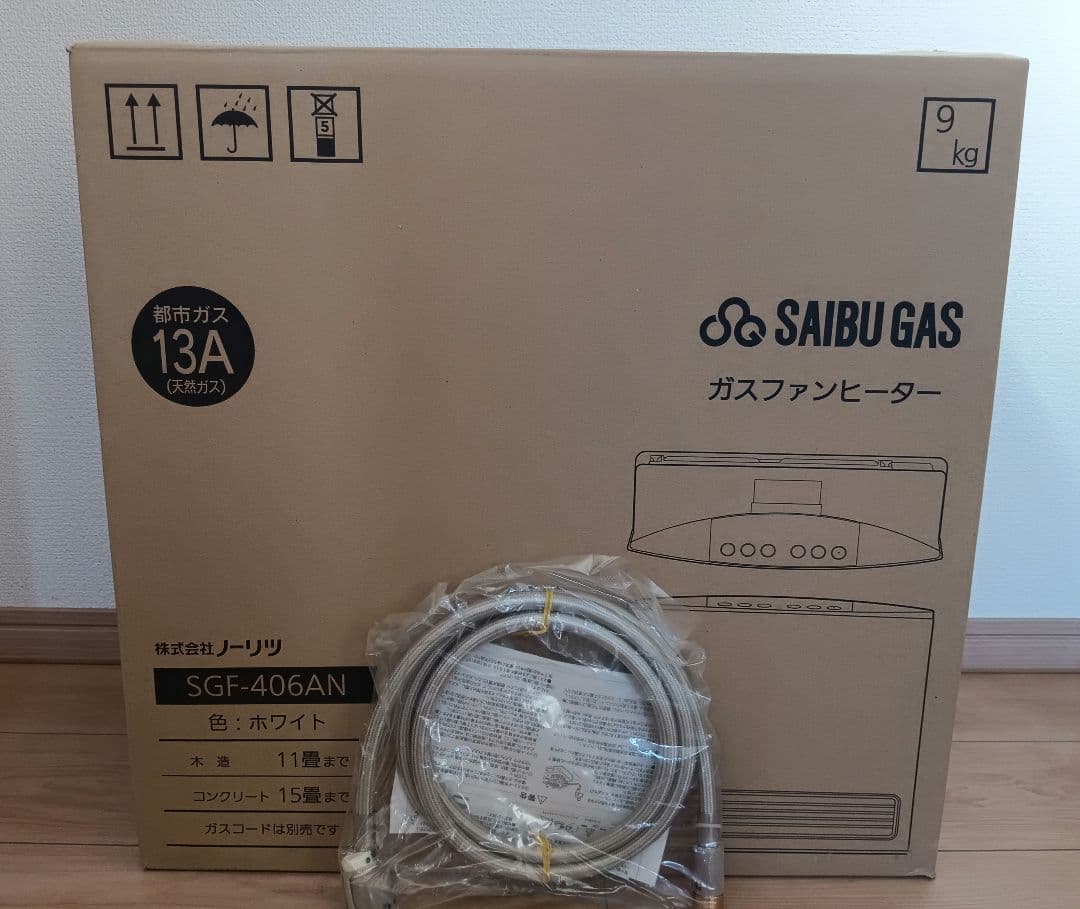 新品未使用ノーリツ SGF-406AN 木造11畳 コンクリート15畳都市ガス用