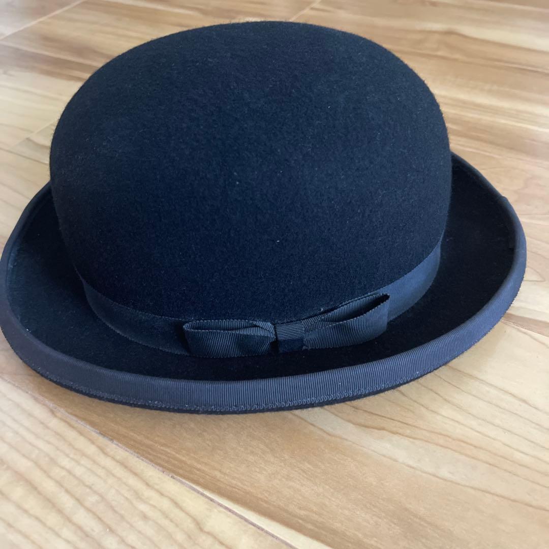 666 ボーラーハット　ブラック /made in England