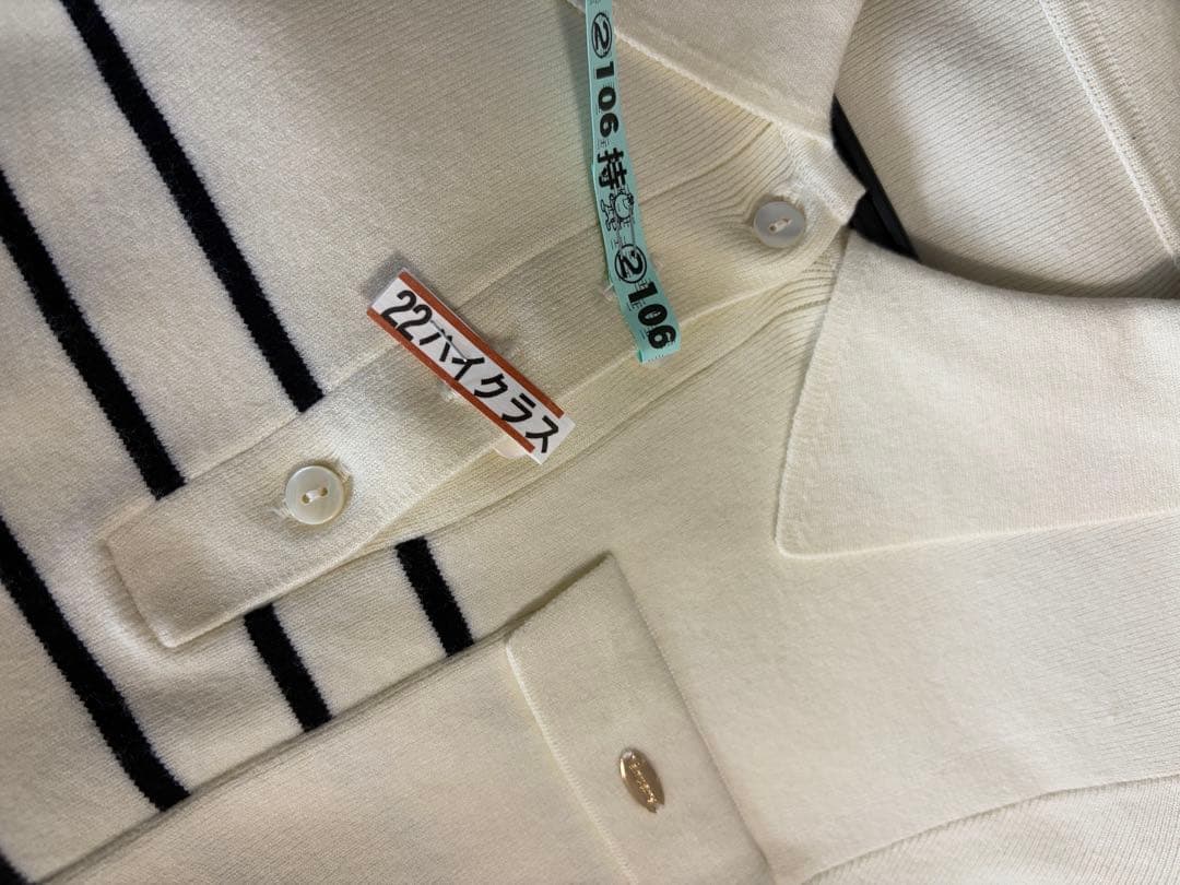 anuansポロニットドッキングワンピース