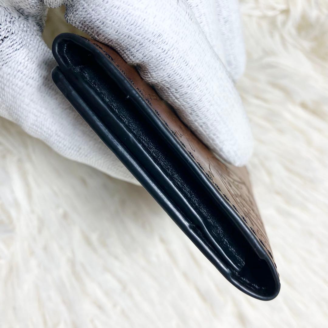 【極美品】 ベルルッティ 名刺入れ カリグラフィー 新ロゴ