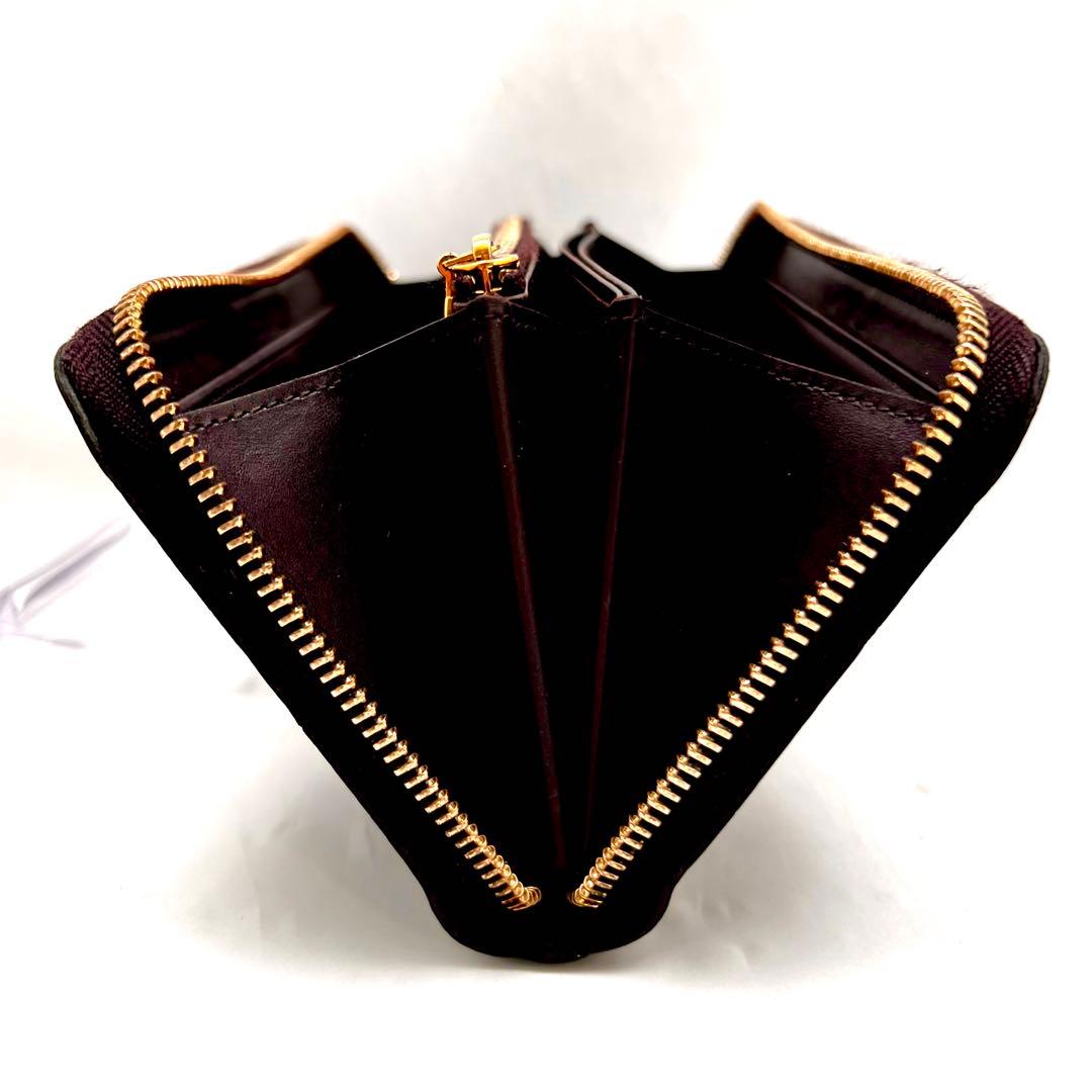 【極美品】 ルイヴィトン ヴェルニ アマラント ジッピーウォレット M93522