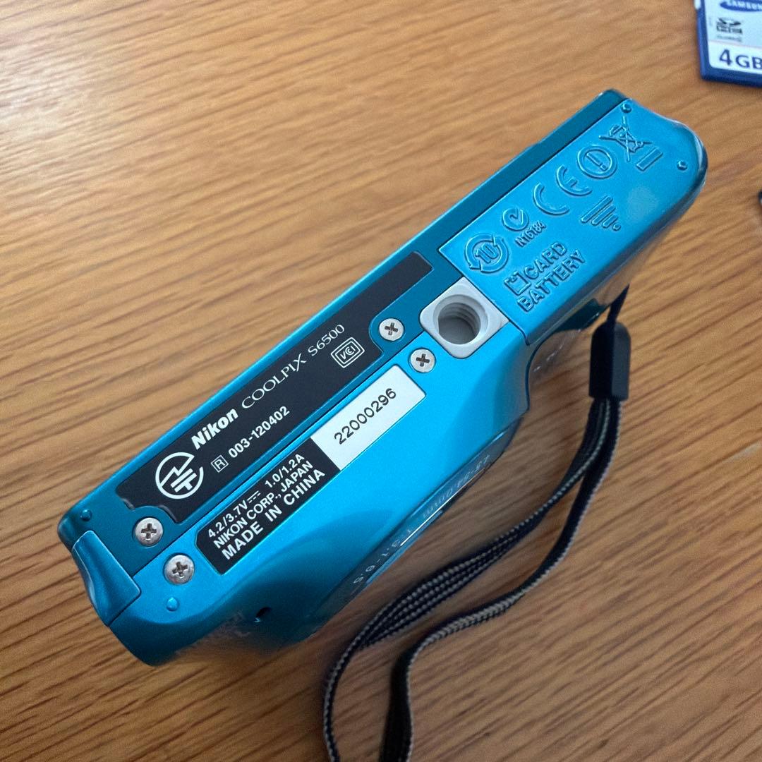 Nikon COOLPIX S6500 ブルー Wi-Fi対応
