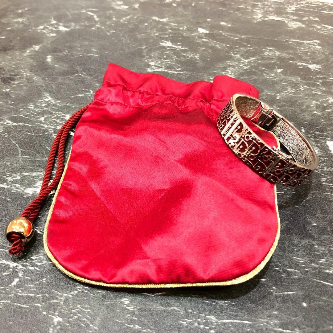 ♥【希少！】クリスチャンディオール　トロッター　バングル　ブレスレット　赤