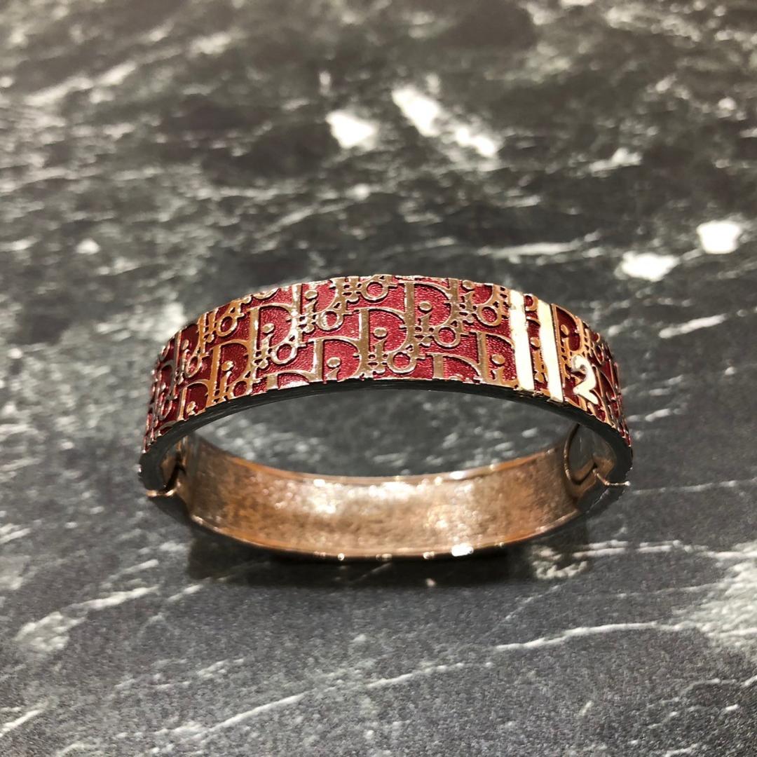 ♥【希少！】クリスチャンディオール　トロッター　バングル　ブレスレット　赤