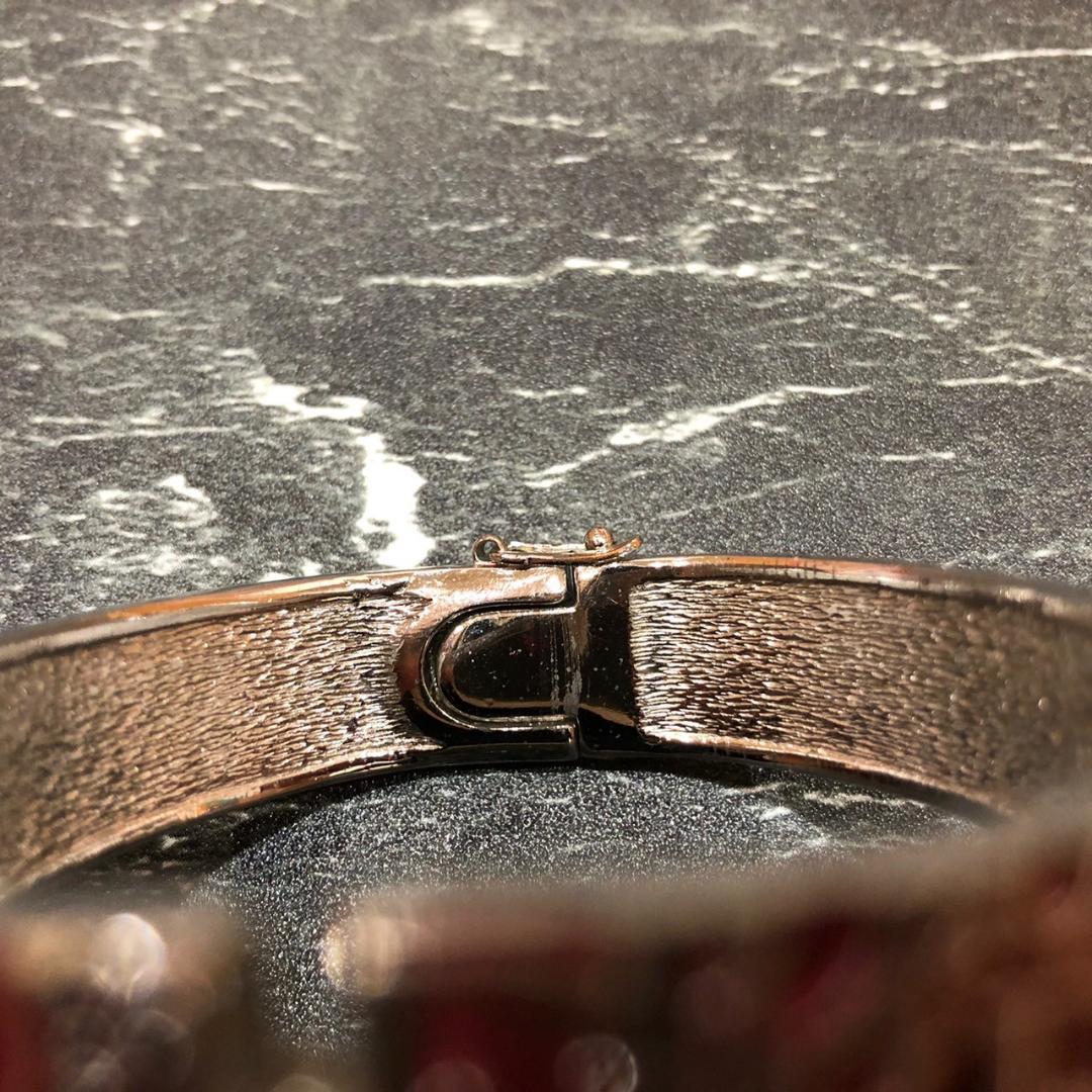 ♥【希少！】クリスチャンディオール　トロッター　バングル　ブレスレット　赤