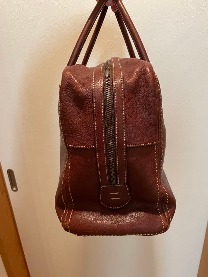 土屋鞄　ミニボストンバッグ　オイルヌメ