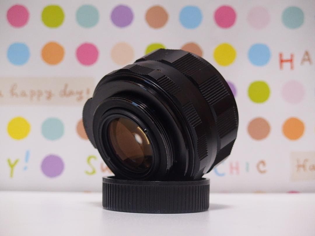 Super Takumar 55mm F1.8 EOS Mマウントアダプター付